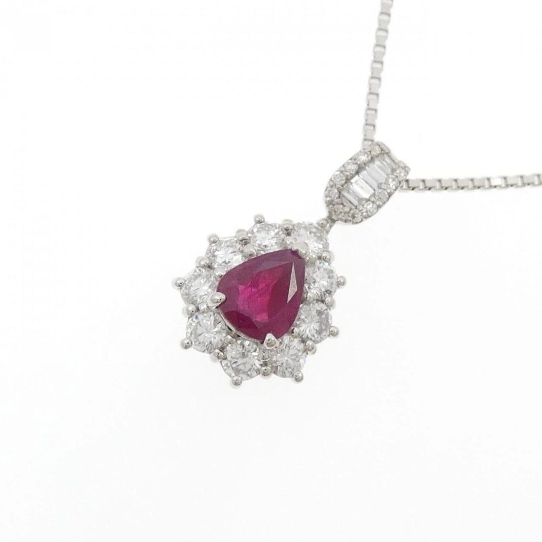 PT950/PT850 RUBY NECKLACE - 3