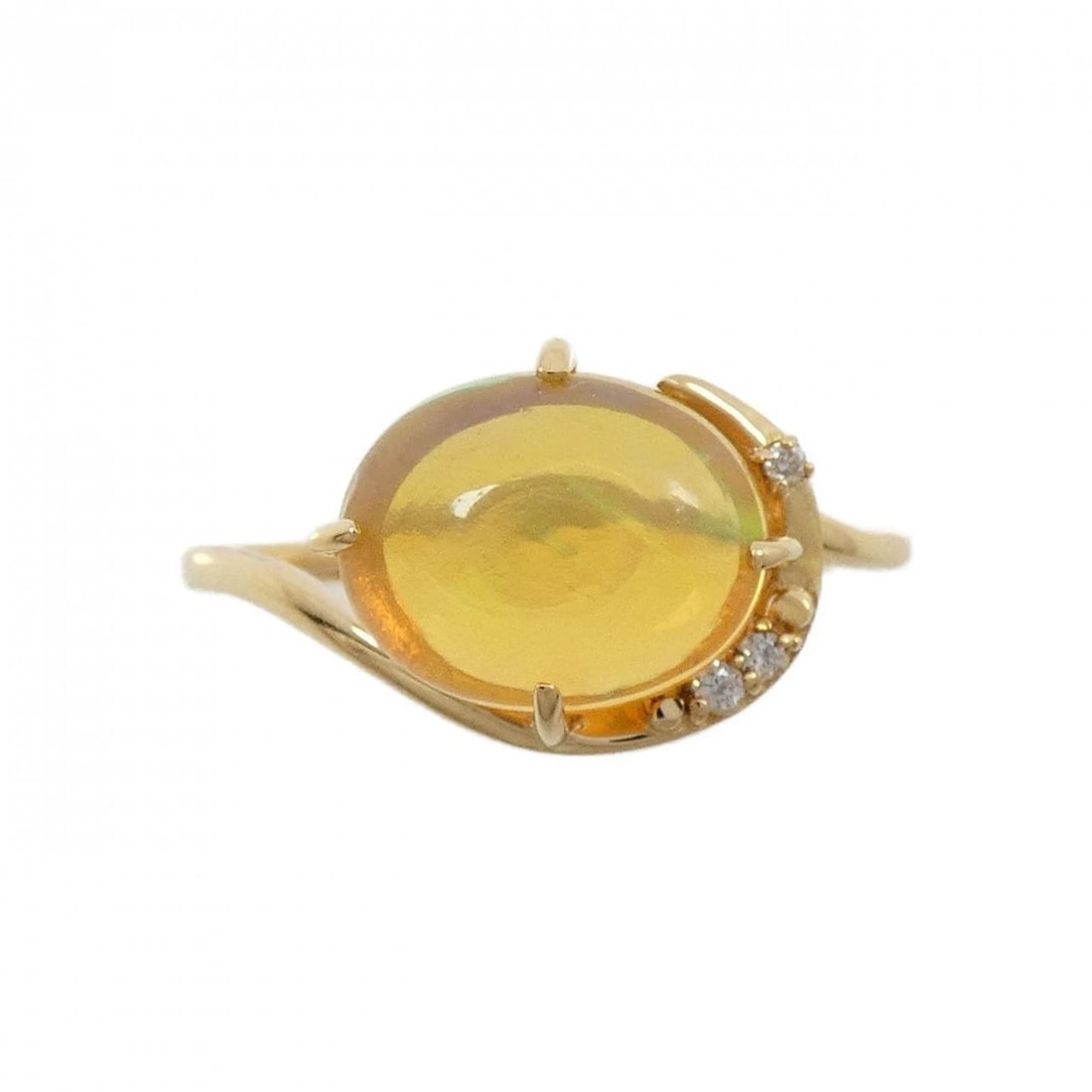 K18YG OPAL RING - 2