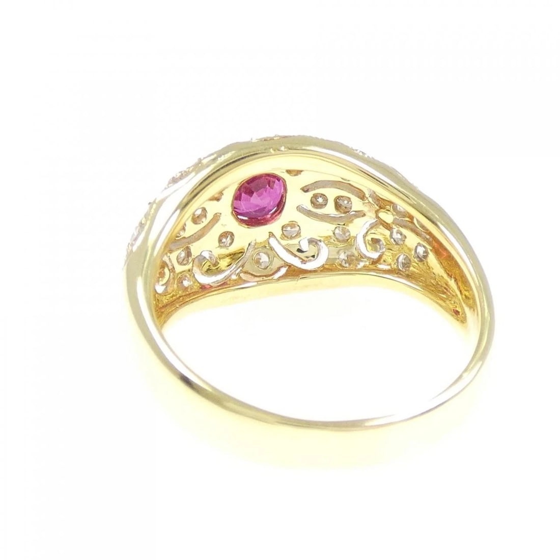 K18YG RUBY RING - 3