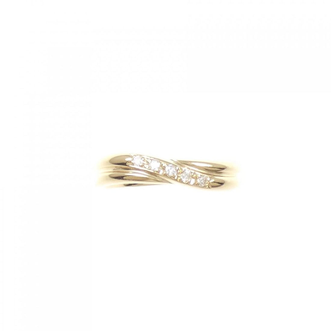 K18YG DIAMOND RING - 2