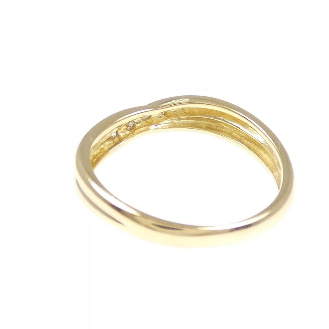 K18YG DIAMOND RING - 3