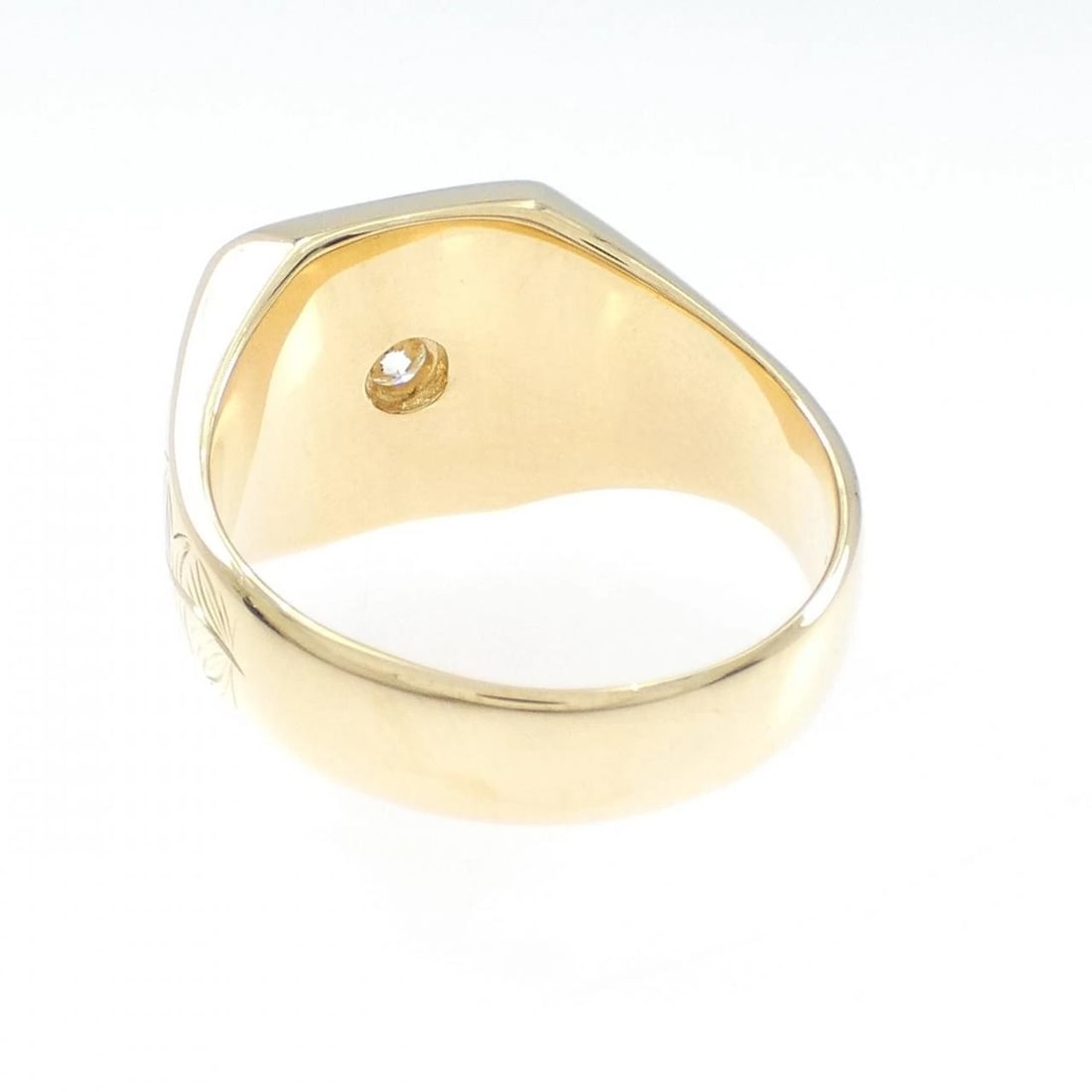 K18YG DIAMOND RING - 3