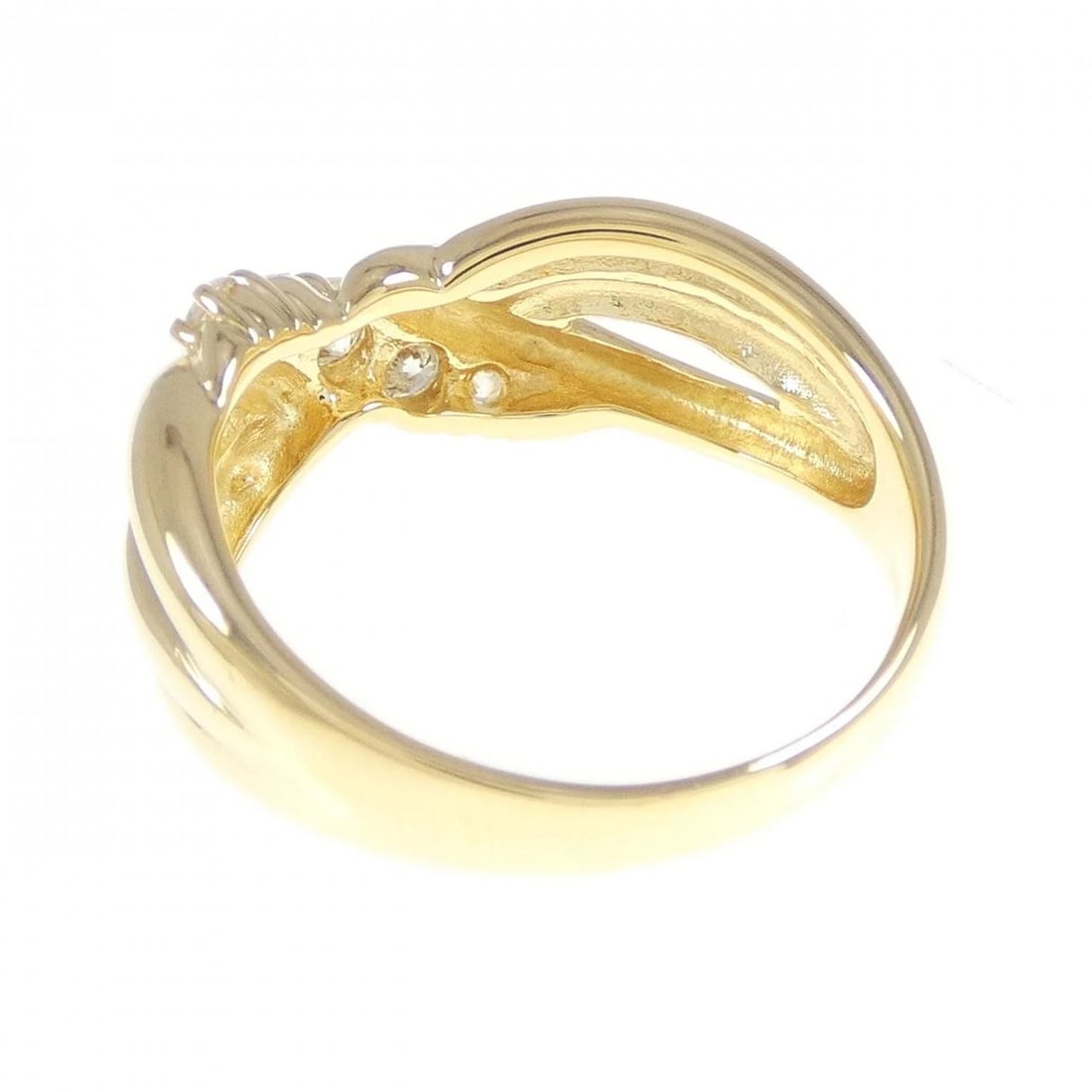 K18YG DIAMOND RING - 3