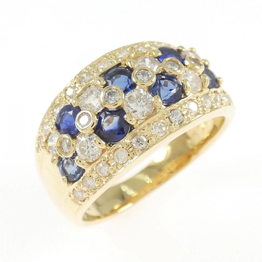 K18YG SAPPHIRE RING: K18YG Sapphire Ring Brand: Unbranded Type: Sapphire Ring Material: K18 yellow gold, Color: yellow gold Size: US 6 1/4 Accessories: None Accessories Notice: When purchasing pre-owned goods,