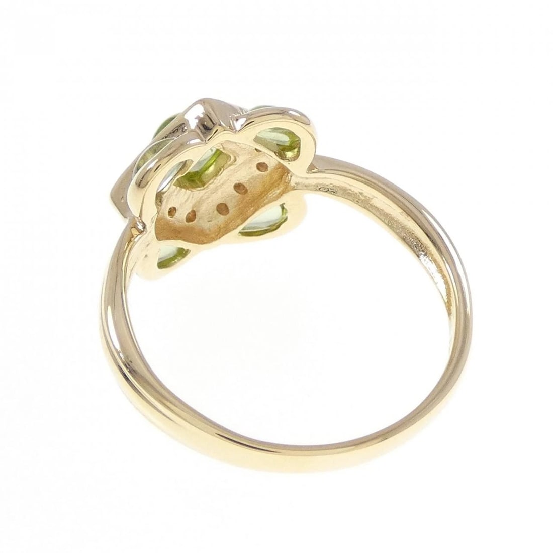 K18YG PERIDOT RING - 3