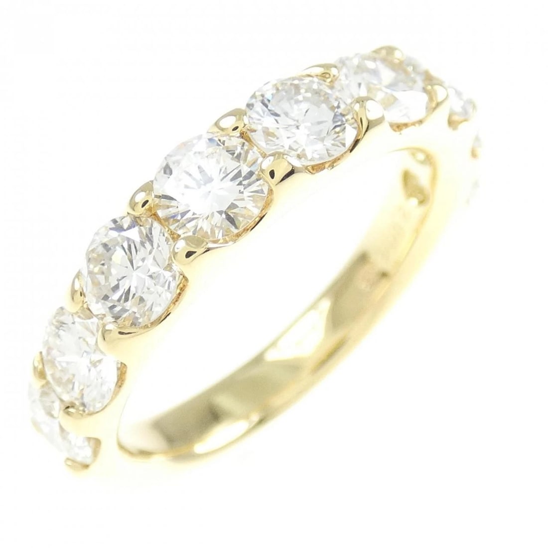 18K YELLOW GOLD DIAMOND RING (1 of 3)