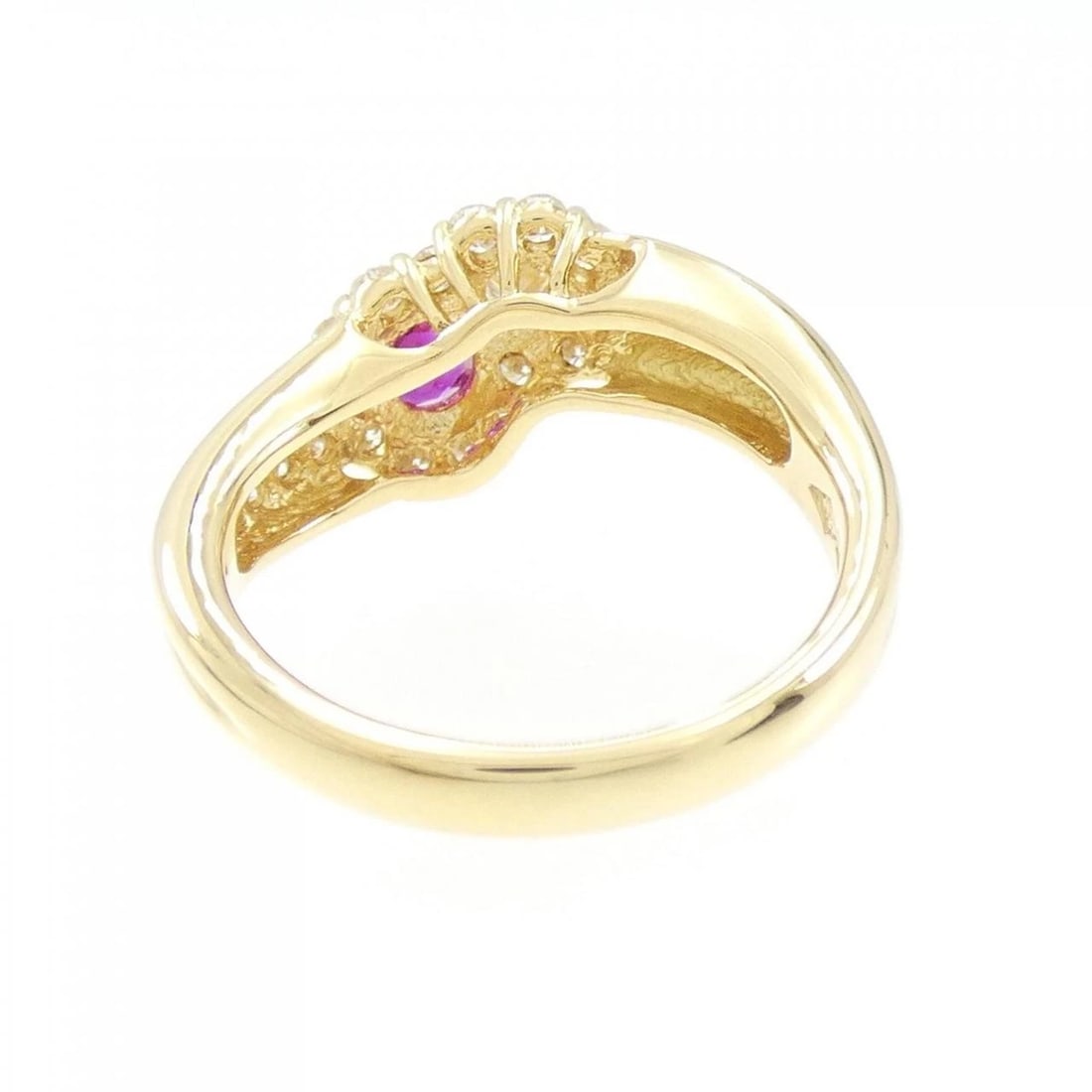 K18YG RUBY RING - 3
