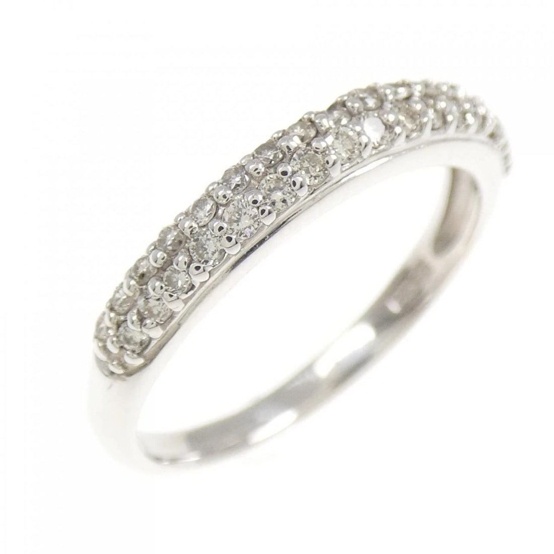 K18WG DIAMOND RING