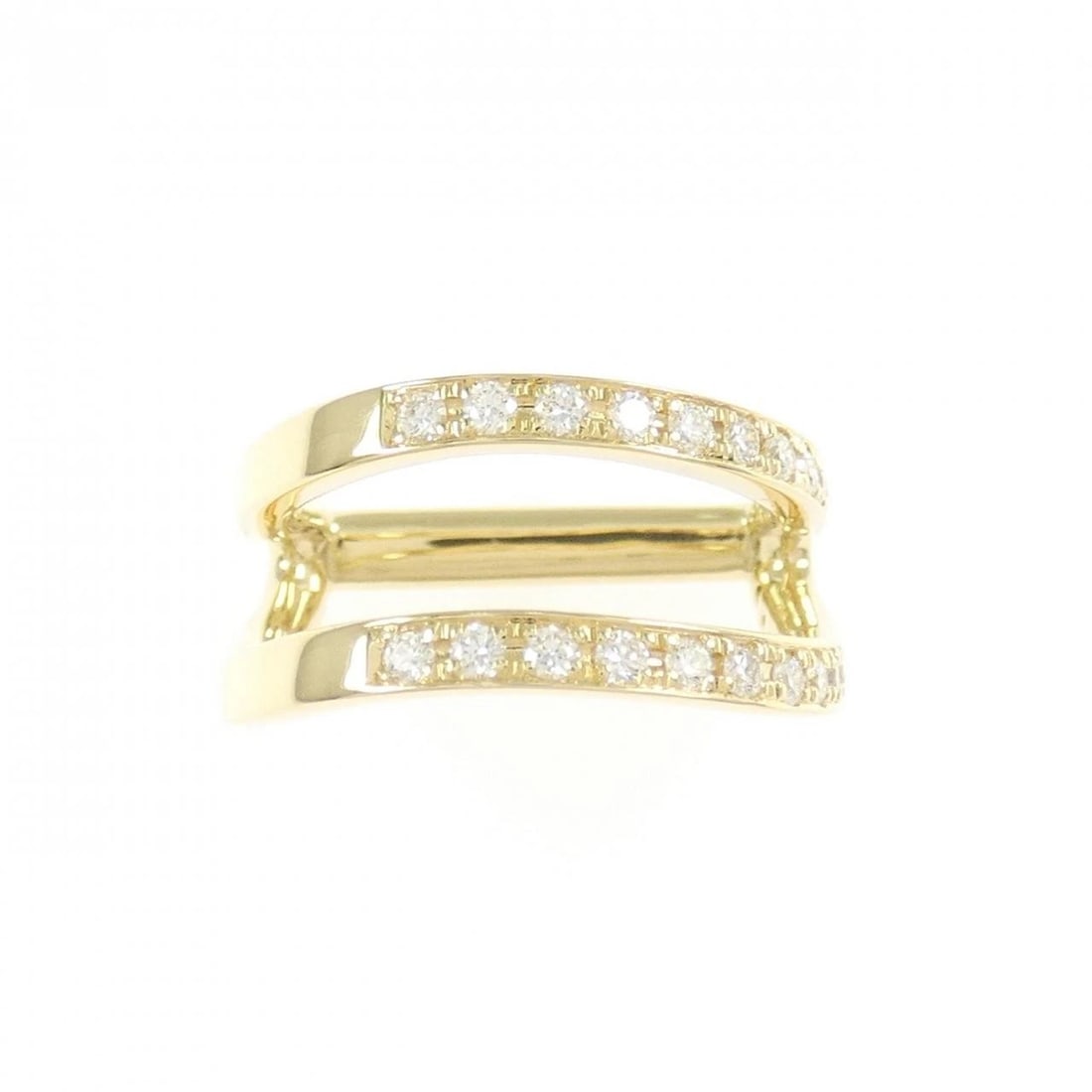 K18YG DIAMOND RING - 2