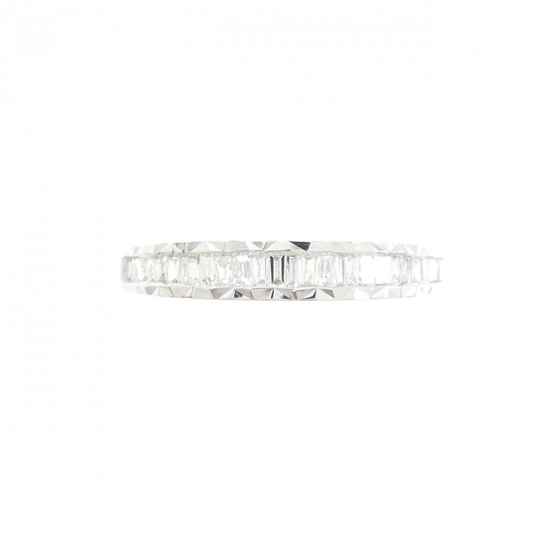 K18WG DIAMOND RING - 2