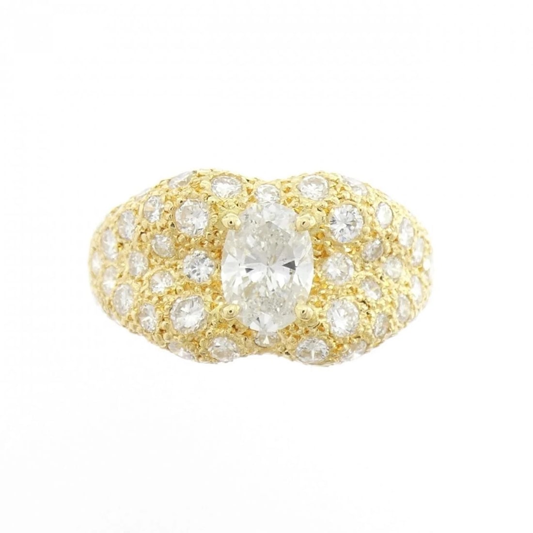 K18YG DIAMOND RING - 2