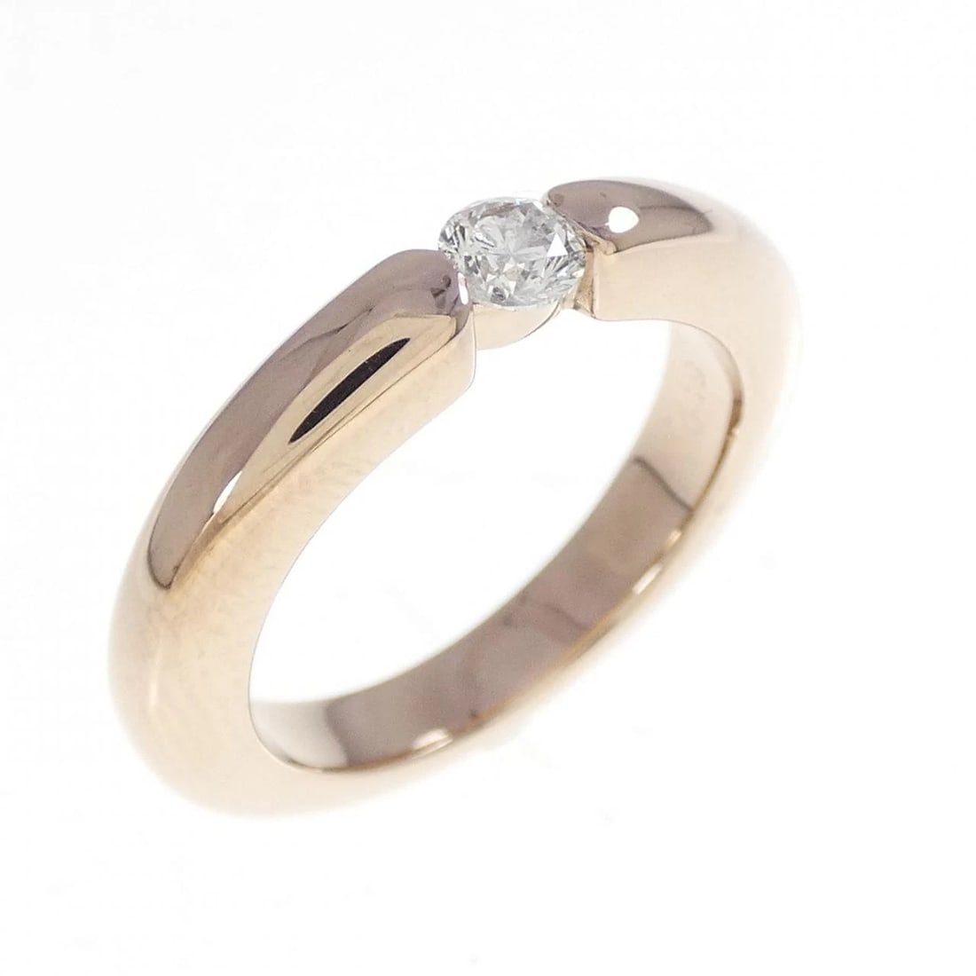 K18PG DIAMOND RING: K18PG Diamond Ring Brand: Unbranded Type: Diamond ring Material: K18 Pink Gold, Color: Pink Gold Size: US 5.75 Accessories: None Accessories Notice: When purchasing pre-owned goods, please