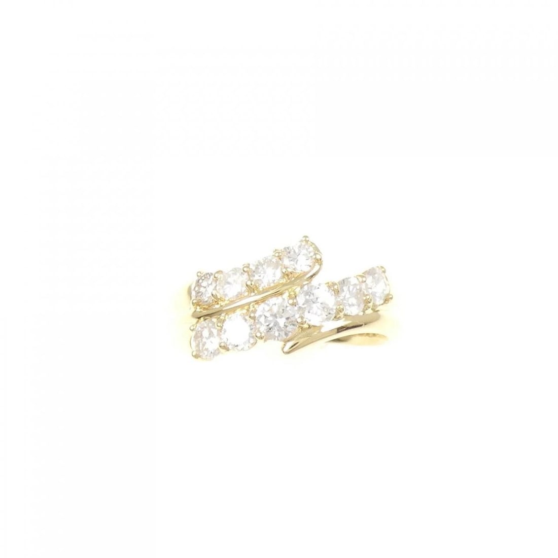 K18YG DIAMOND RING - 2