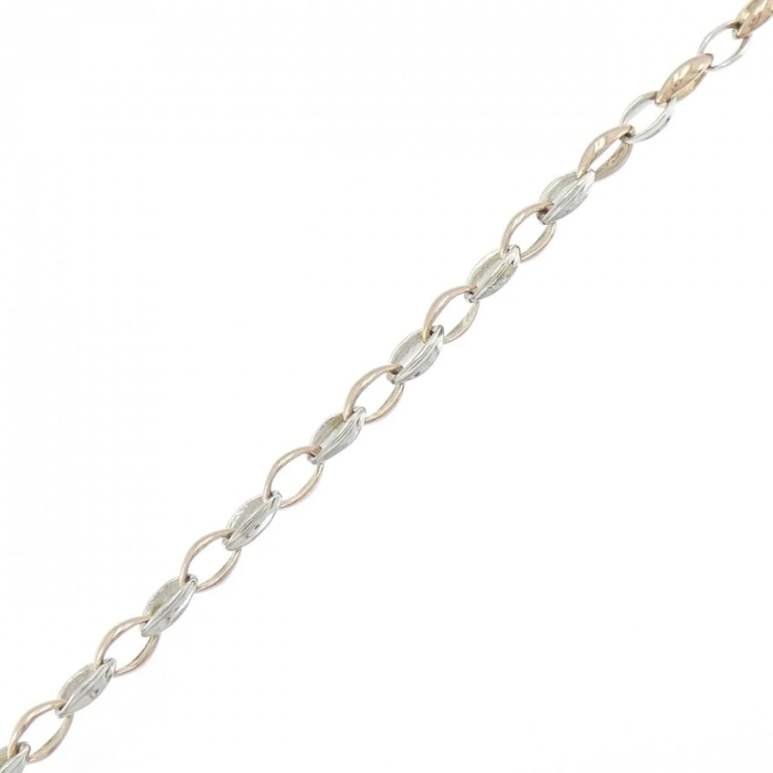 K18PG/PT900 BRACELET: K18PG/PT900 bracelet Brand: Unbranded Type: bracelet Material: 18K pink gold/Platinum 900, Color: none Size: 18cm,Actual Size Max width approx: 3.4mm Accessories: None Accessories Notice: