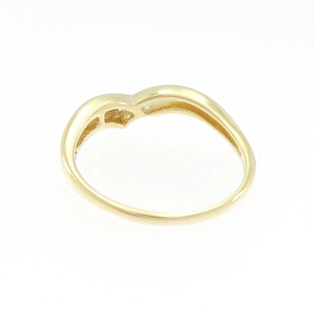 K18YG DIAMOND RING - 3