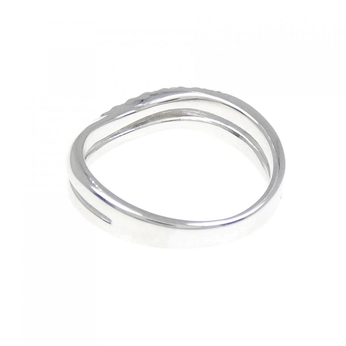 K18WG DIAMOND RING - 3