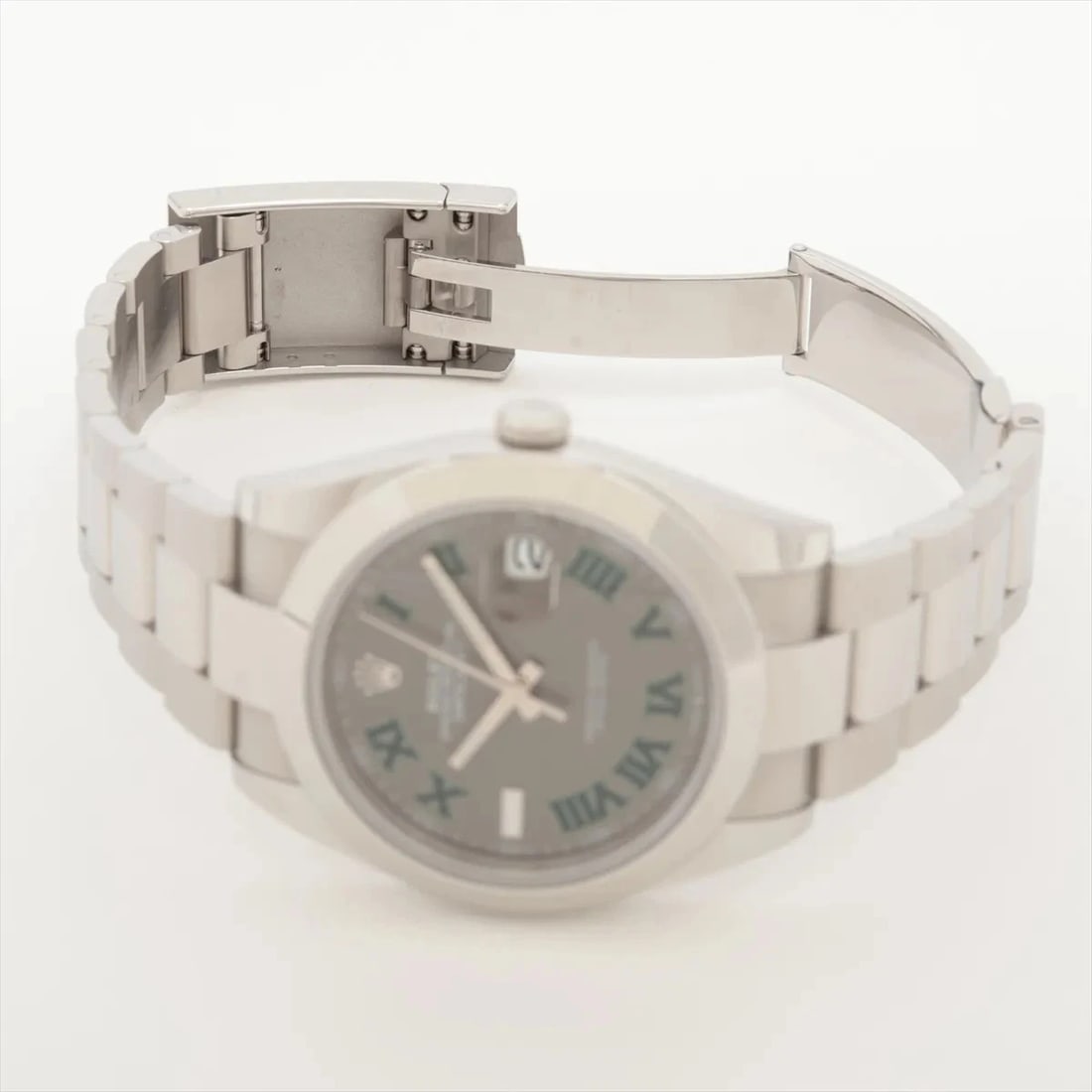 ROLEX DATEJUST SS SLATE - 4