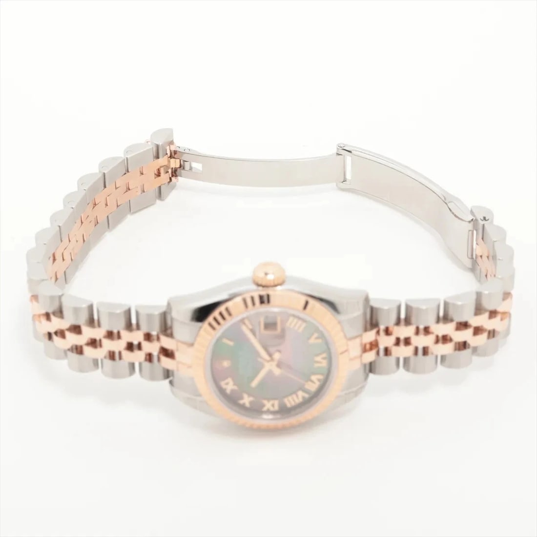 ROLEX DATEJUST PG×SS BLACK - 4