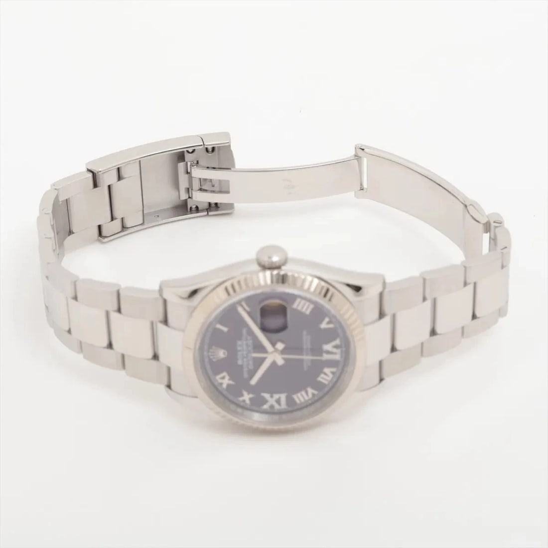 ROLEX DATEJUST SS×WG AUBERGINE - 4