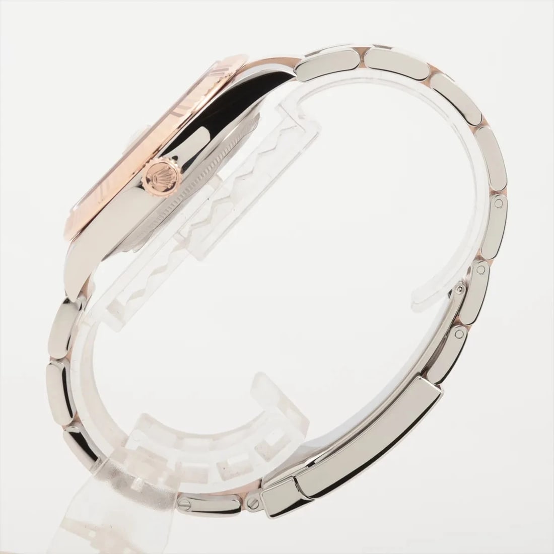 ROLEX DATEJUST PG×SS WHITE SHELL - 2