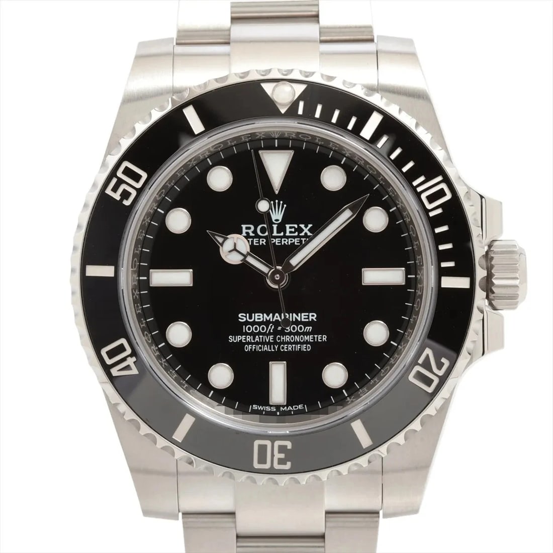 ROLEX SUBMARINER SS BLACK: Rolex Submariner SS black Brand: Rolex Type: Wristwatch Material: SS Color: Dial Color Black Size: Case:W1.6 x H1.6inch / W40 x H40 Circumference of Wrist:7.3inch / 18.5 Accessories: None