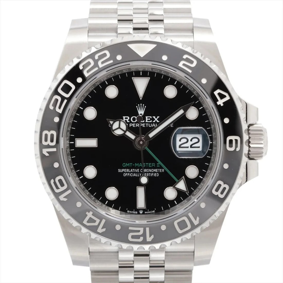 ROLEX GMT MASTER SS BLACK: Rolex GMT Master SS black Brand: Rolex Type: Wristwatch Material: SS Color: Dial Color Black Size: Case:W1.6 x H1.6inch / W40 x H40 Circumference of Wrist:6.5inch / 16.5 Accessories: None