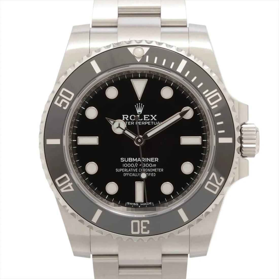 ROLEX SUBMARINER SS BLACK: Rolex Submariner SS black Brand: Rolex Type: Wristwatch Material: SS Color: Dial Color Black Size: Case:W1.6 x H1.6inch / W40 x H40 Circumference of Wrist:7.9inch / 20 Accessories: None Ac