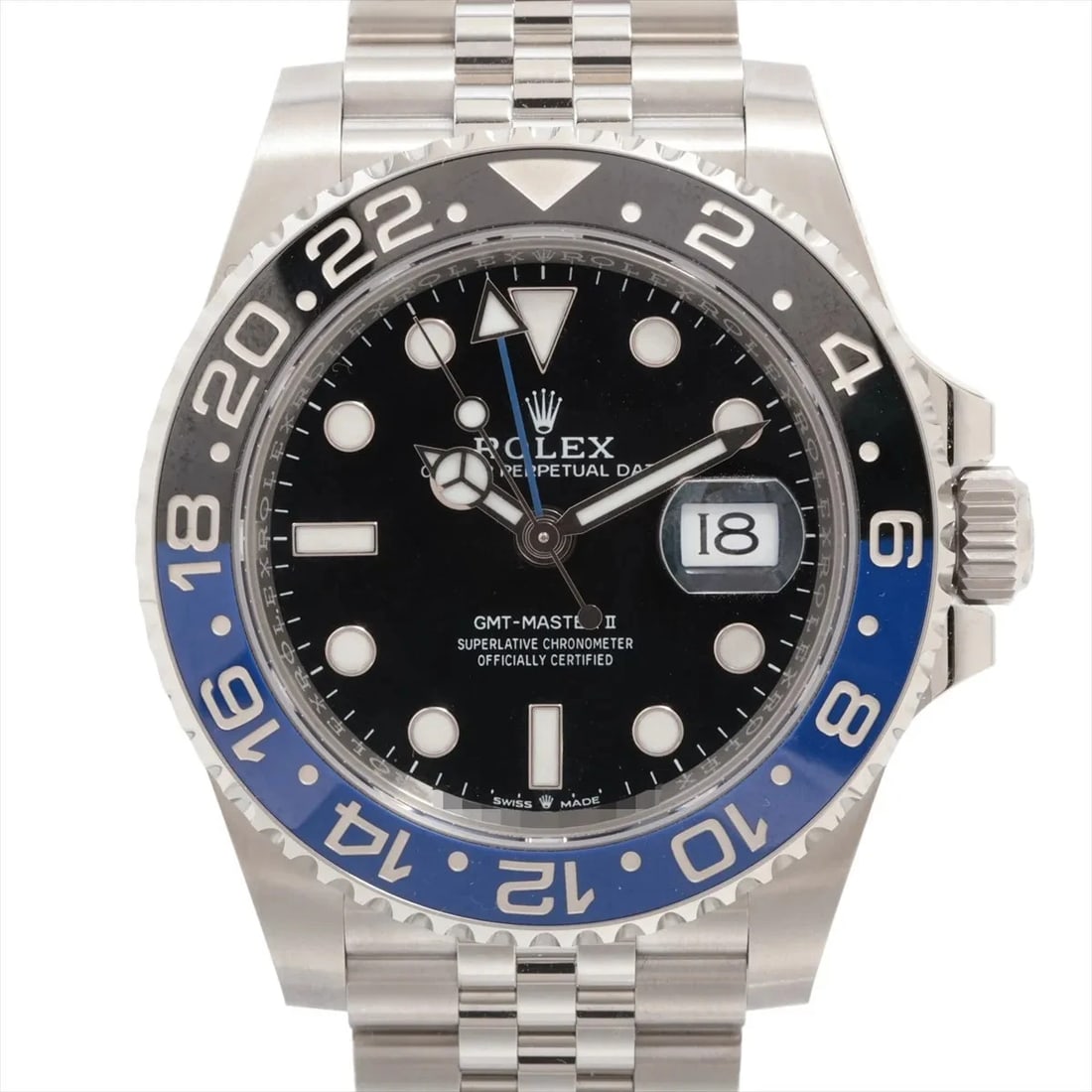 ROLEX GMT MASTER SS BLACK: Rolex GMT Master SS black Brand: Rolex Type: Wristwatch Material: SS Color: Dial Color Black Size: Case:W1.6 x H1.6inch / W40 x H40 Circumference of Wrist:7.1inch / 18 Accessories: None Ac