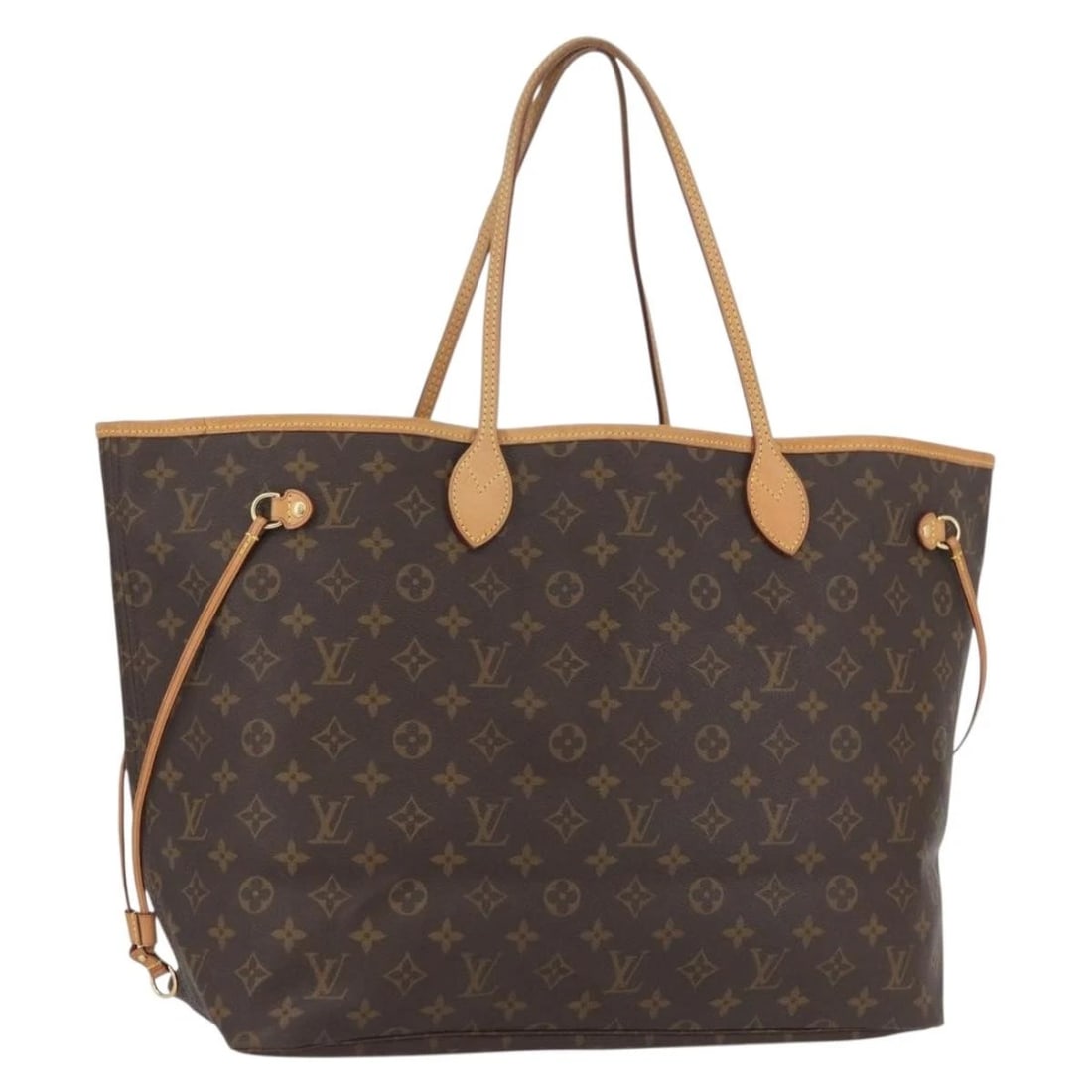 LOUIS VUITTON MONOGRAM NEVERFULL GM TOTE BAG: LOUIS VUITTON Monogram Neverfull GM Tote Bag Brand: LOUIS VUITTON Type: Tote Bag Material: Monogram Canvas Color: Monogram Size: W15.7 x H13.0 x D7.5inch(Approx) Handle Drop:8.3inch(Approx) Acces
