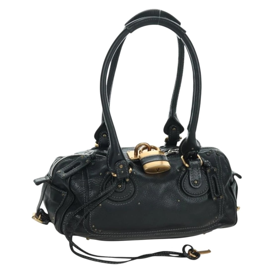 CHLOE PADDINGTON TOTE BAG LEATHER BLACK (1 of 9)