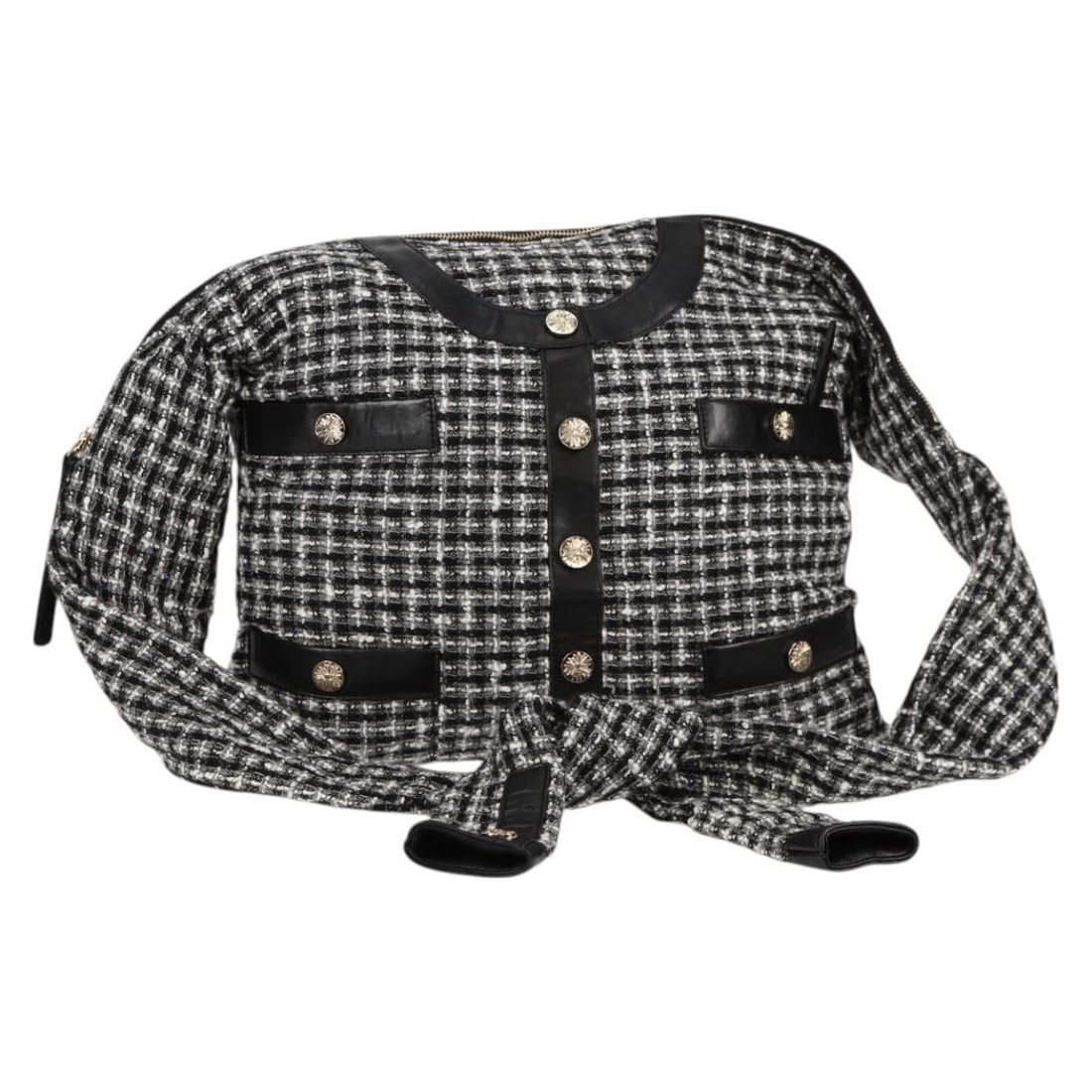 CHANEL GIRL CHANEL JACKET SHOULDER BAG TWEED: CHANEL Girl Chanel Jacket Shoulder Bag tweed Brand: CHANEL Type: Shoulder Bag Material: Canvas Color: Black/White Size: W15.4 x H13.4inch(Approx) Shoulder Drop:23.6inch(Approx) Accessories: None