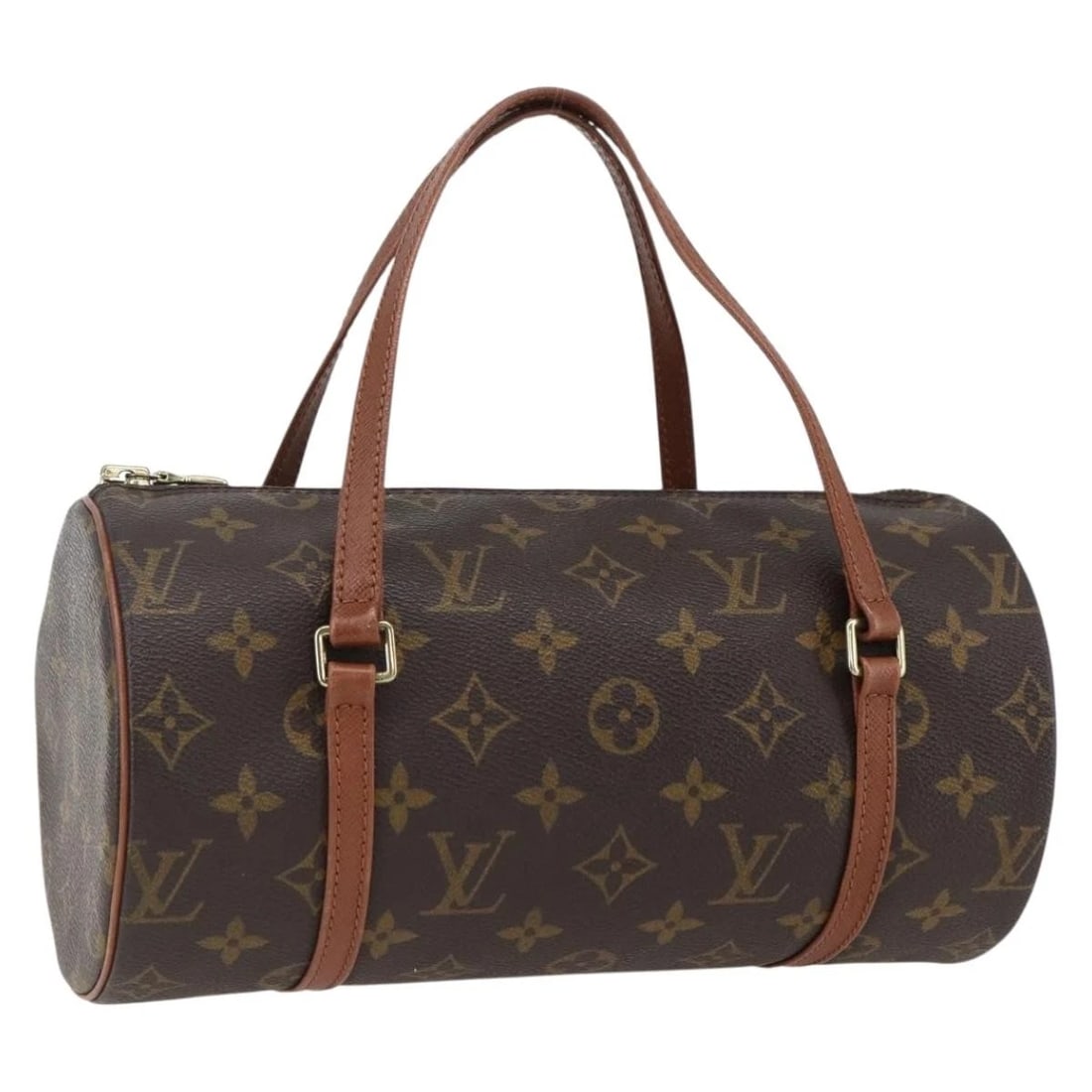 LOUIS VUITTON MONOGRAM PAPILLON 26 HAND BAG: LOUIS VUITTON Monogram Papillon 26 Hand Bag Brand: LOUIS VUITTON Type: Hand Bag Material: Monogram Canvas Color: Monogram Size: W10.2 x H5.1 x D5.1inch(Approx) Accessories: None Accessorie