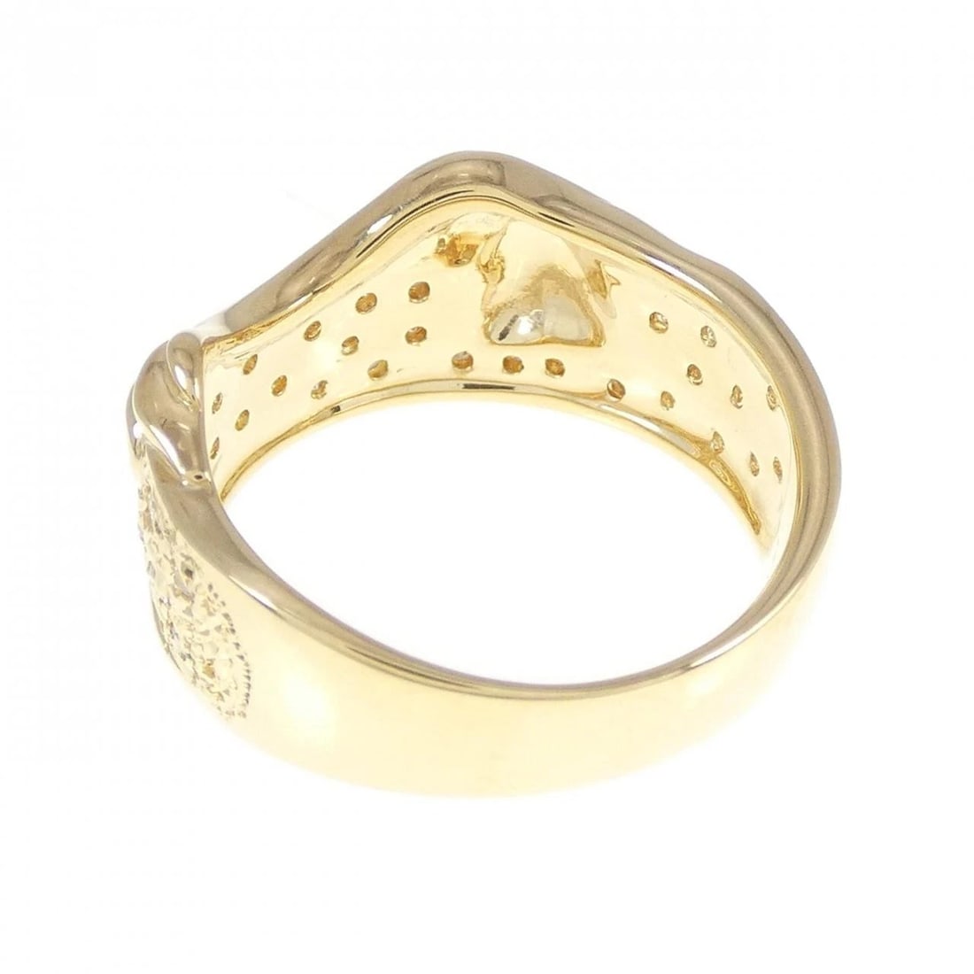 K18YG DIAMOND RING - 3