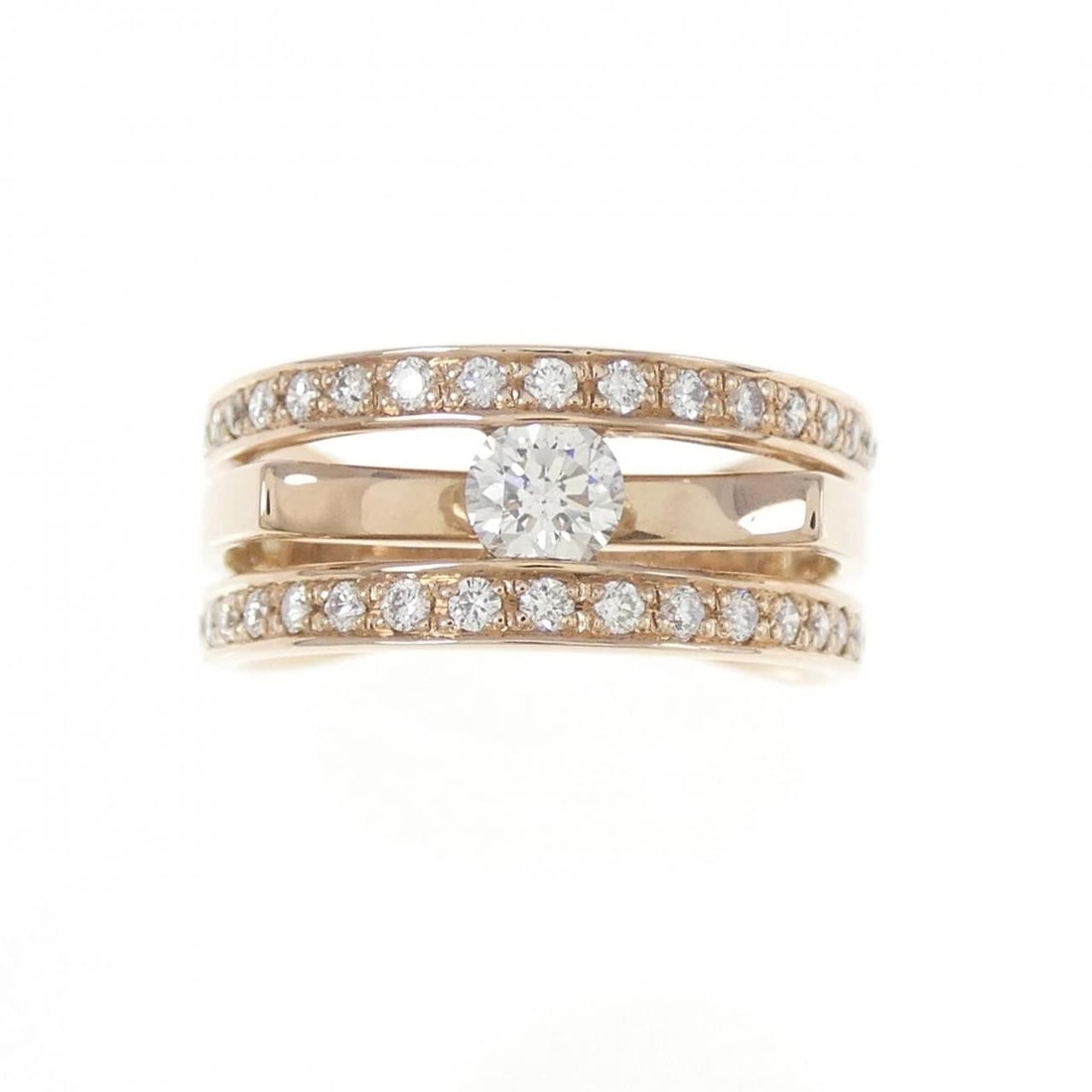 K18PG DIAMOND RING - 2