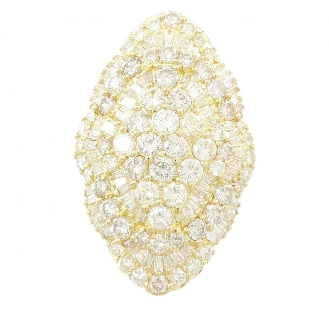 K18YG DIAMOND RING - 2