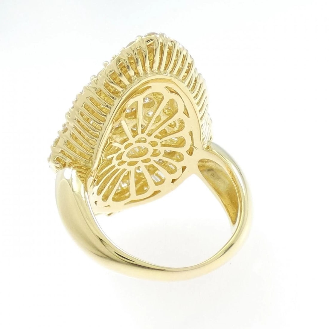 K18YG DIAMOND RING - 3