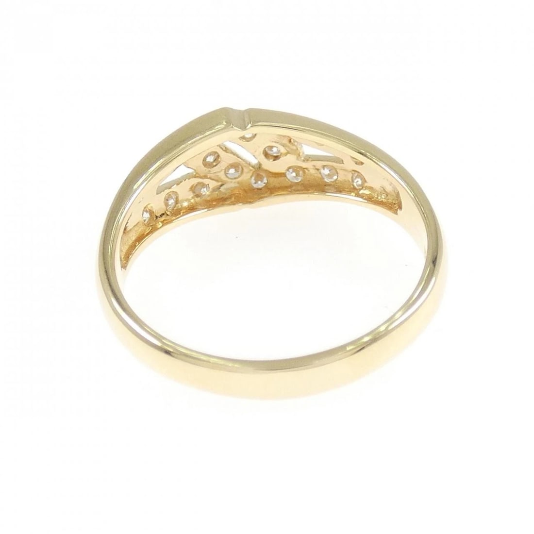 K18YG DIAMOND RING - 3