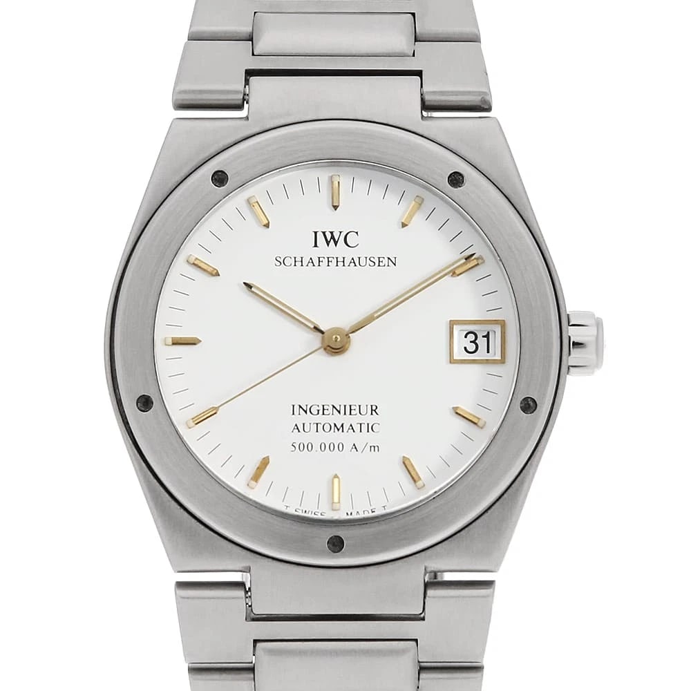 IWC INGENIEUR WATCH: IWC Ingenieur Watch Brand: IWC Type: Wrist watch Material: Band Material Stainless Steel, Case Material Stainless Steel Color: Dial Color White Size: Case:W34mm Circumference of Wrist:18cm 