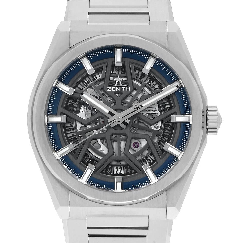 ZENITH DEFY CLASSIC WATCH: ZENITH Defy Classic Watch Brand: ZENITH Type: Wrist watch Material: Band Material Titanium, Case Material Titanium Color: Dial Color Skeleton Size: Case:W41mm Circumference of Wrist:20cm Accessor