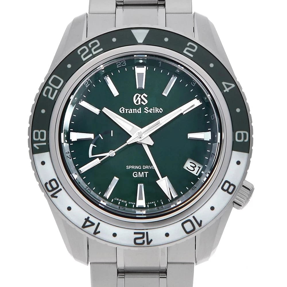 GRAND SEIKO SPORTS MASTER WATCH: Grand Seiko Sports Master Watch Brand: Grand Seiko Type: Wrist watch Material: Band Material Stainless Steel, Case Material Stainless Steel Color: Dial Color Green Size: Case:W44mm Circumference o