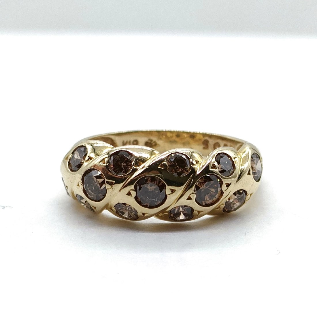 JEWELRY RING NATURAL DIAMOND GOLD (1 of 2)