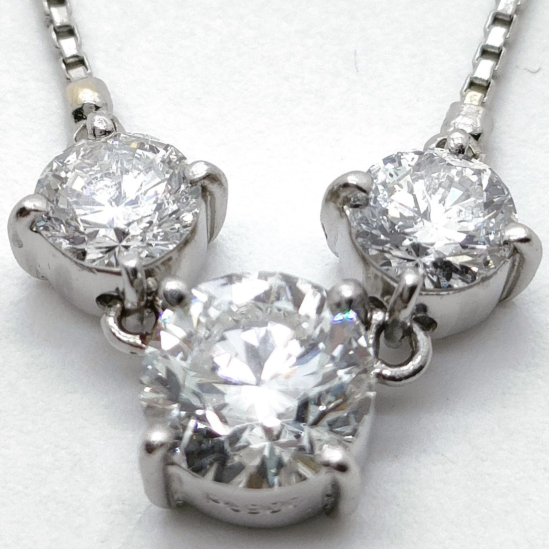 JEWELRY NECKLACE NATURAL DIAMOND PLATINUM (1 of 5)