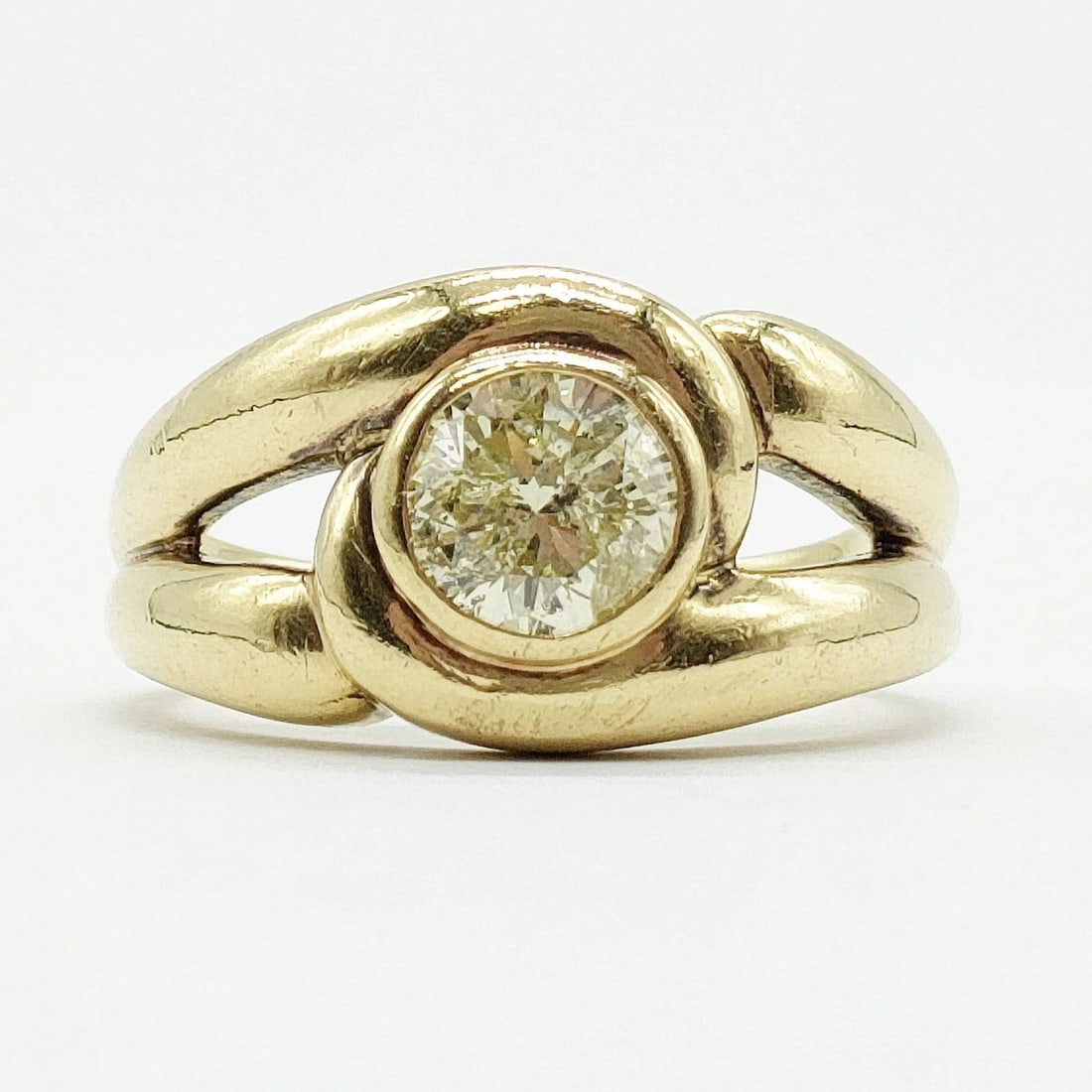 JEWELRY RING NATURAL DIAMOND GOLD (1 of 2)