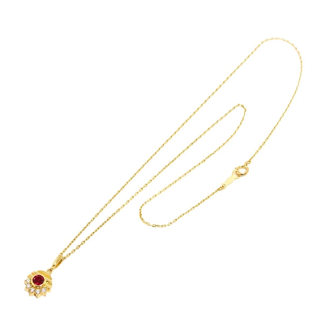 MIKIMOTO RUBY DIAMOND NECKLACE - 2