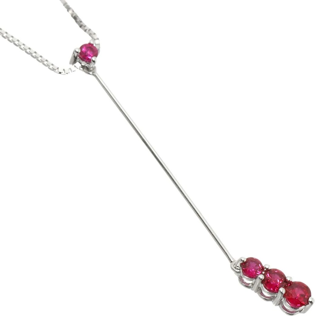 DAMIANI RUBY DIAMOND NECKLACE 18K - 3