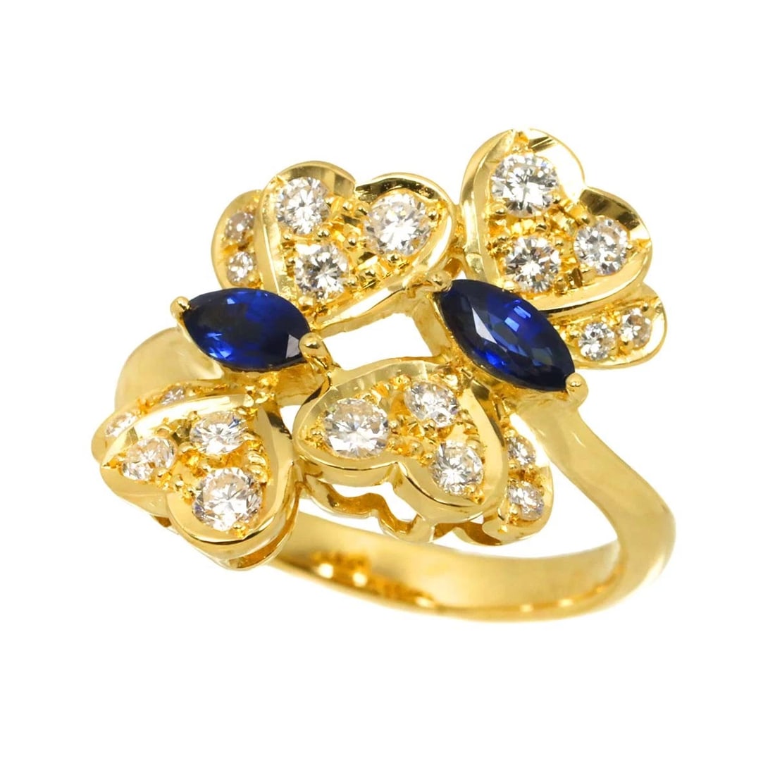 SAPPHIRE DIAMOND RING - 3