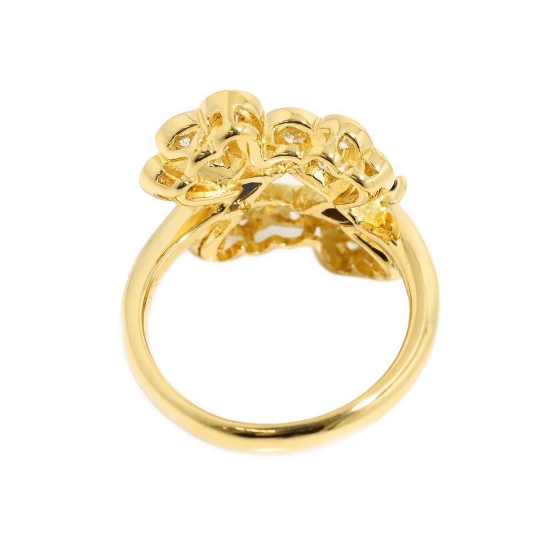 SAPPHIRE DIAMOND RING - 4