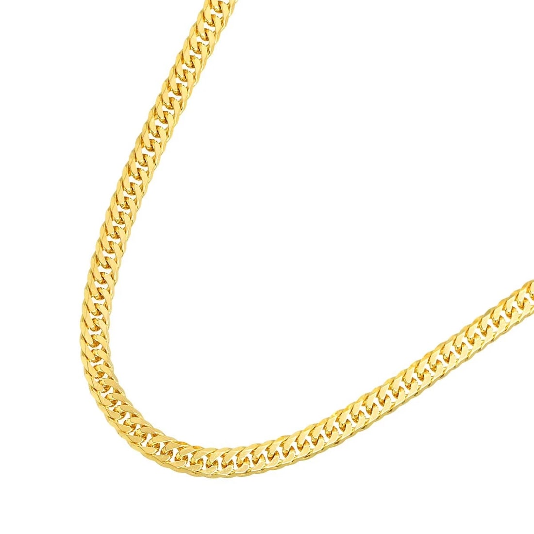 KIHEI CHAIN NECKLACE 18K YG 750: Kihei chain Necklace 18K YG 750 Brand: Unbranded Type: Necklace Material: 18K, Color: Gold Size: Size Inner circumference:15.7inch Width:(max.) 2.8mm Accessories: None Accessories Notice: