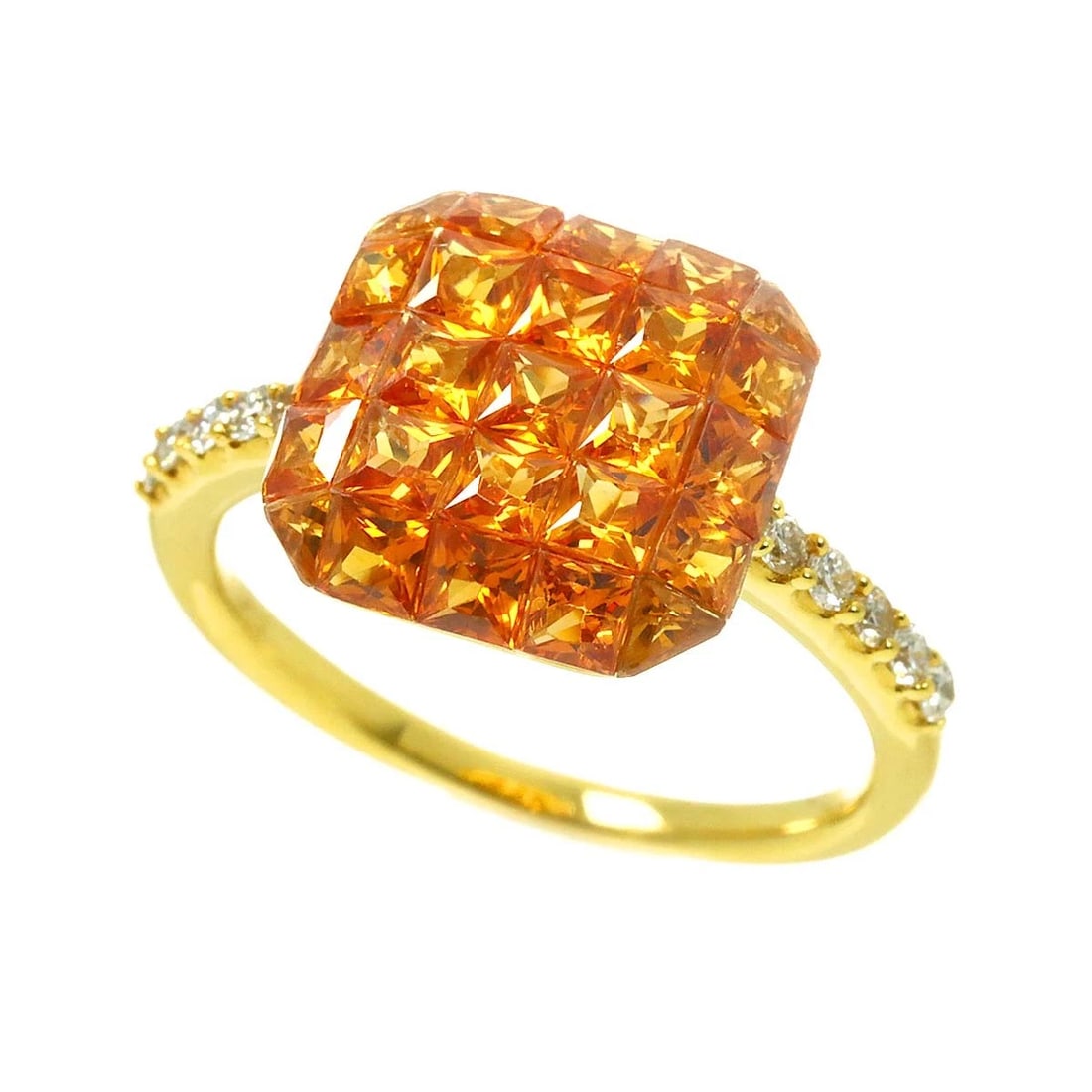 GARNET DIAMOND RING - 3