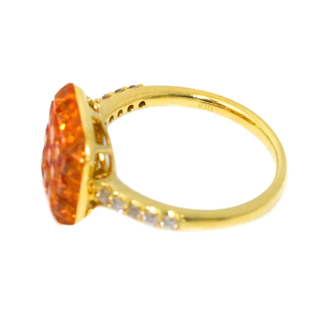 GARNET DIAMOND RING - 4